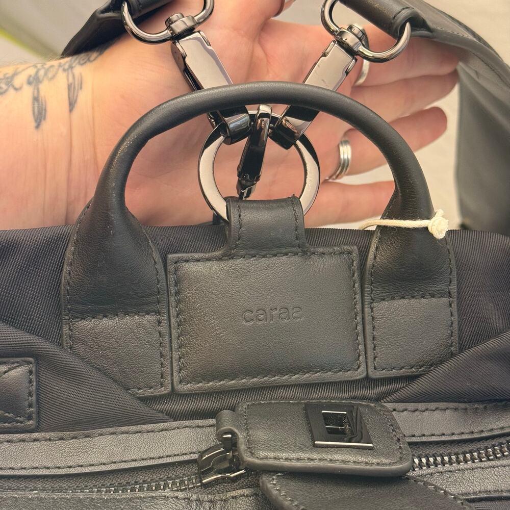 NOT FOR SALE Caraa Luxury Large Studio 2 Black Nylon Gunmetal - Picture 13 of 13